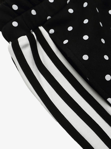 Double Waist Polka Dot Shorts