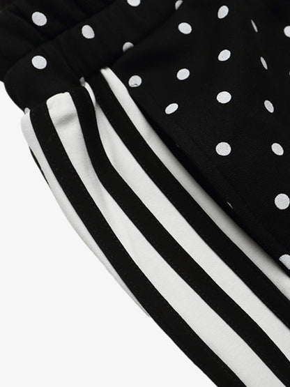 Double Waist Polka Dot Shorts