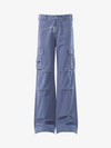 Vintage Belt Print Cargo Pants