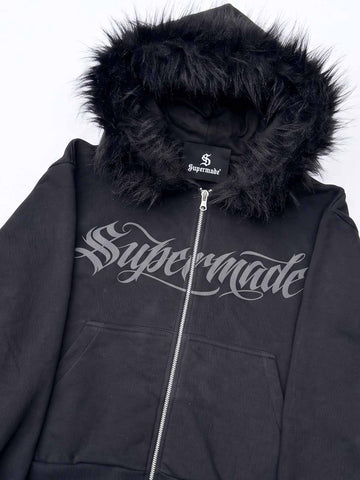 Fleece Hoodie Cardigan Tracksuit