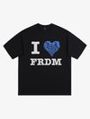 Embroidered Heart Graphic Tee