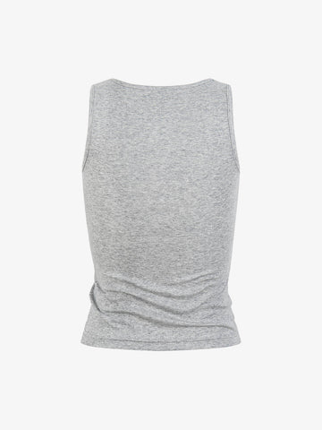 Thesupermade Button Detail Slim Tank Top