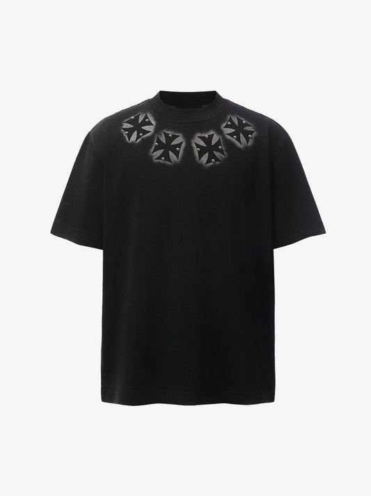 Studded Cross Tee