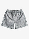 Paisley Print Athletic Sports Shorts