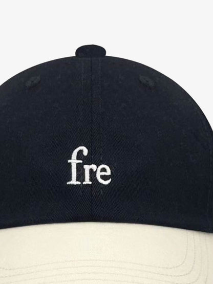 Minimalist Embroidered Contrast Baseball Cap