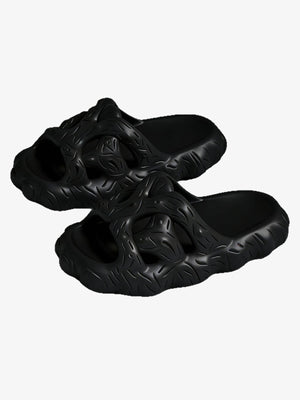 Biomorphic Texture Hollow-Out Slides 