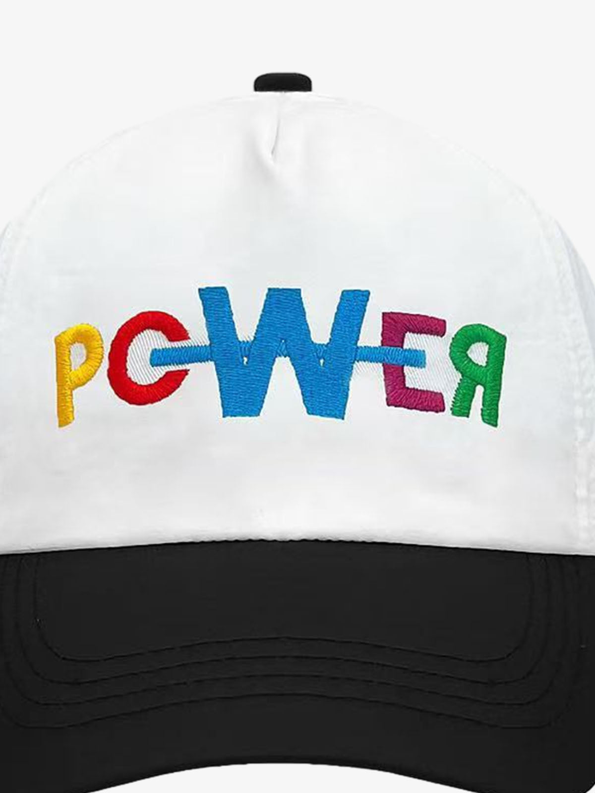Color-Block Power Letter Baseball Cap