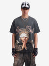 Blindfolded Angel Washed T-Shirt