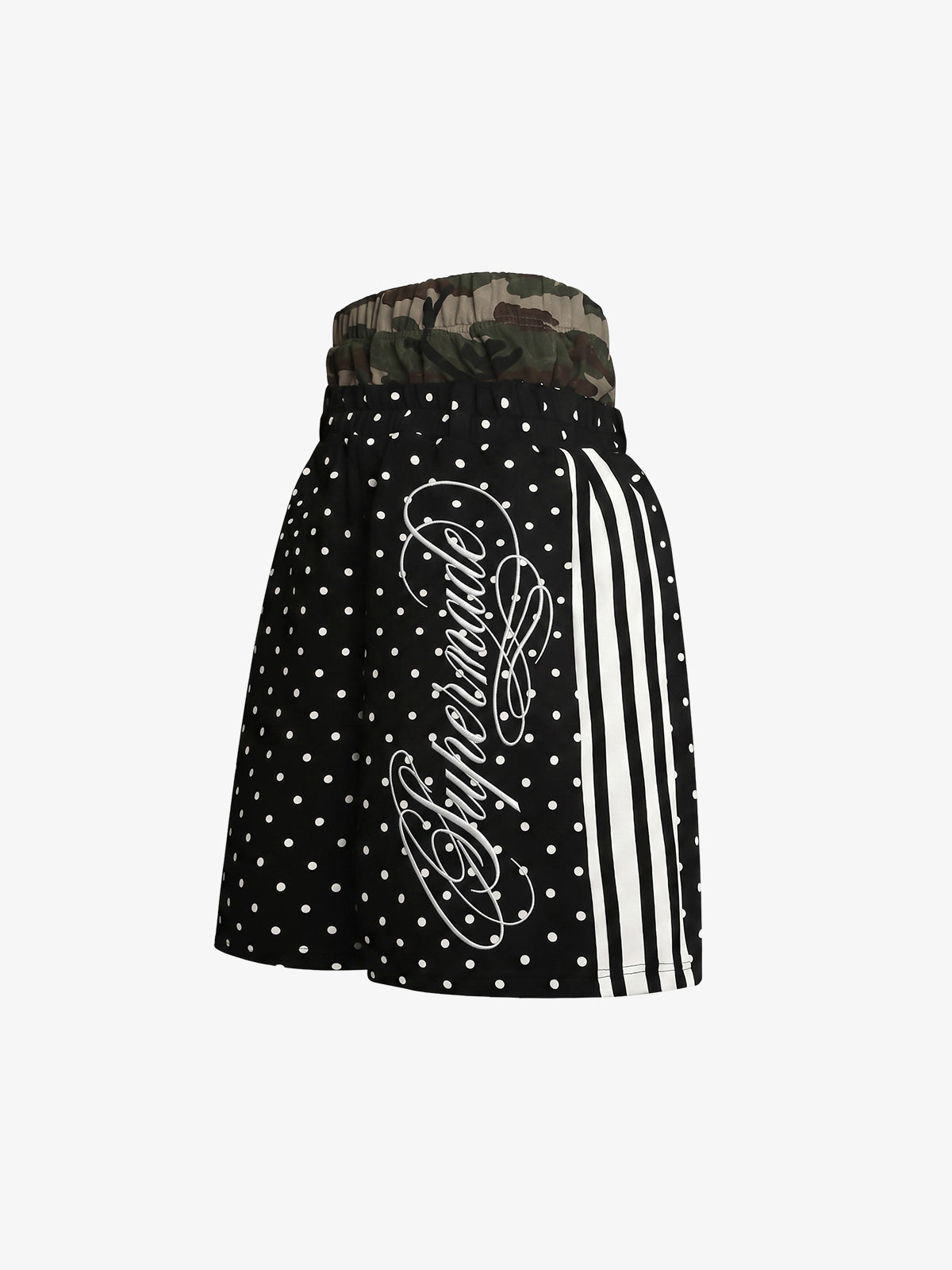 Double Waist Polka Dot Shorts