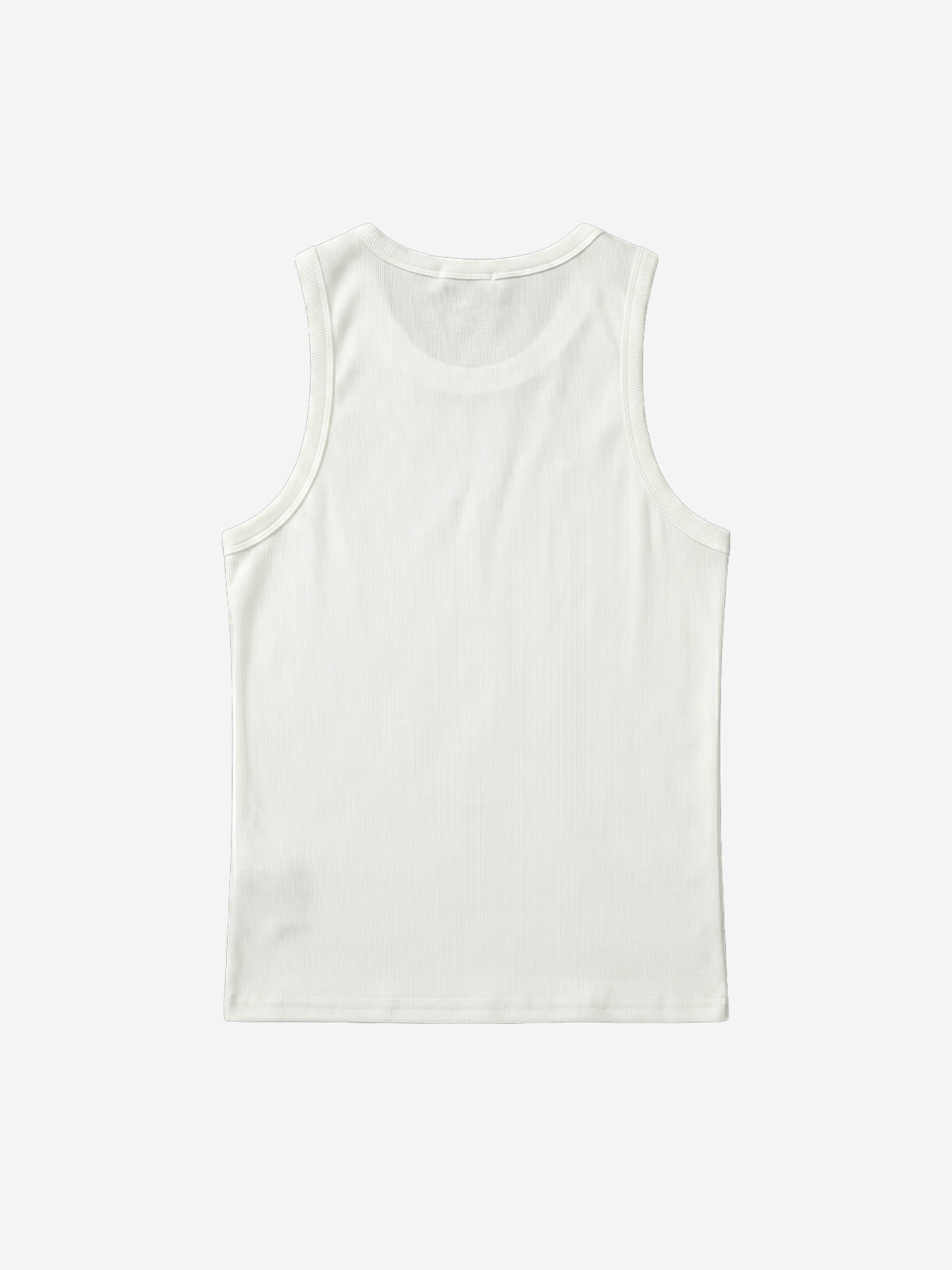 Punk Metal Grommet Ribbed Vest