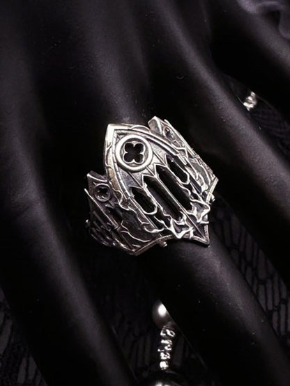 Gothic Armor Open Ring Adjustable 