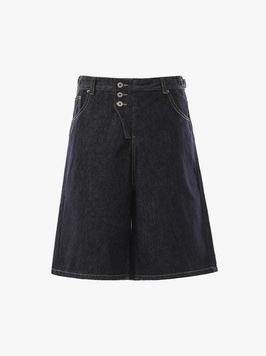 Asymmetrical Fly A-Line Shorts 