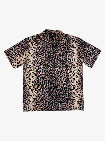 Cyber Punk Leopard Print Hawaiian Shirt