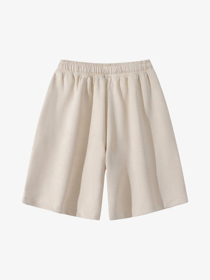 Elastic Drawstring Casual Shorts 