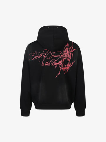 Rivet Spray-Dyed Hooded Jacket