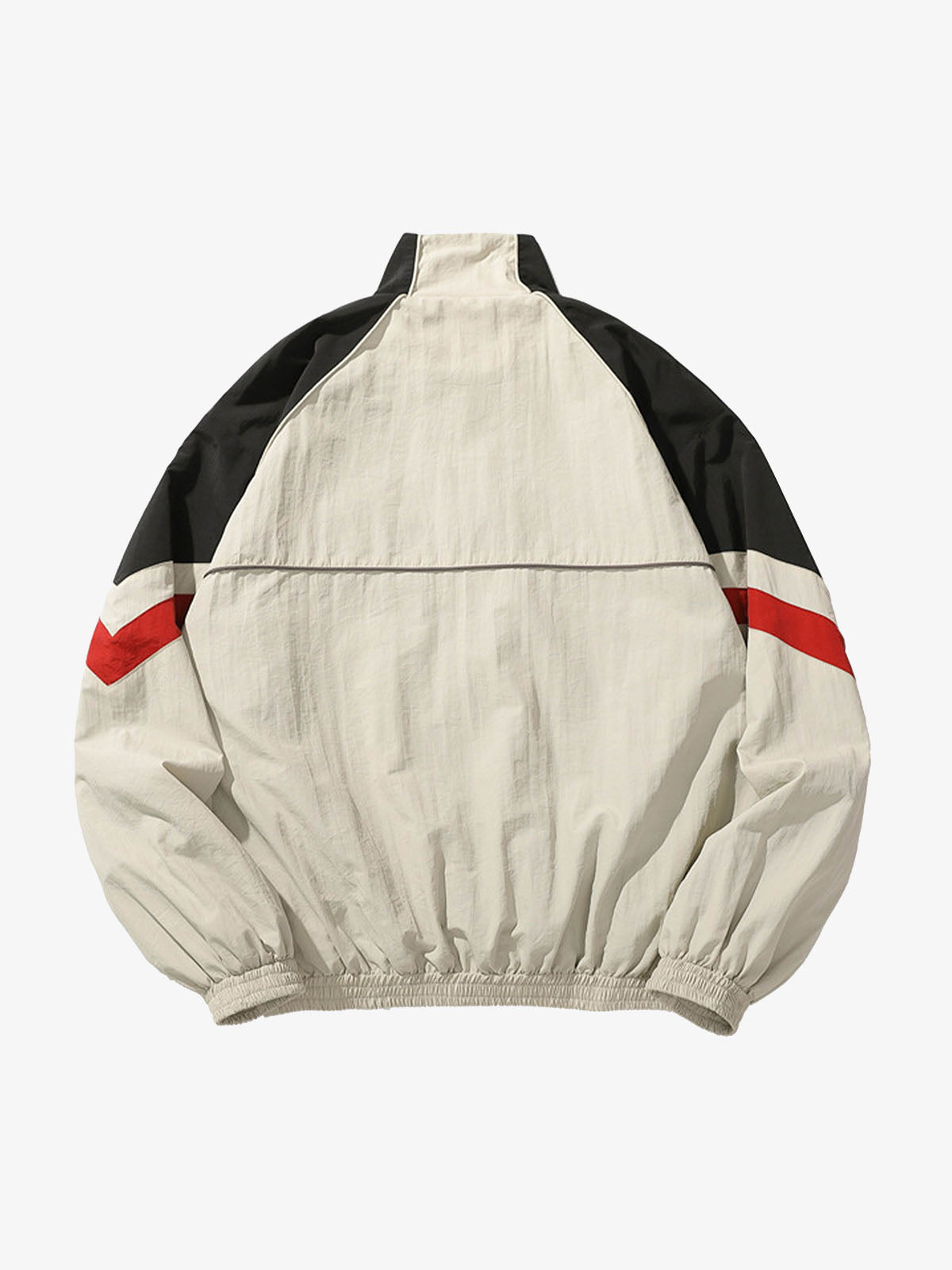 Color Block Full-Zip Nylon Windbreaker