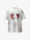 Heraldic Lion Acid-Wash Jersey T-Shirt 