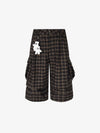Plaid Cargo Pocket Jorts 