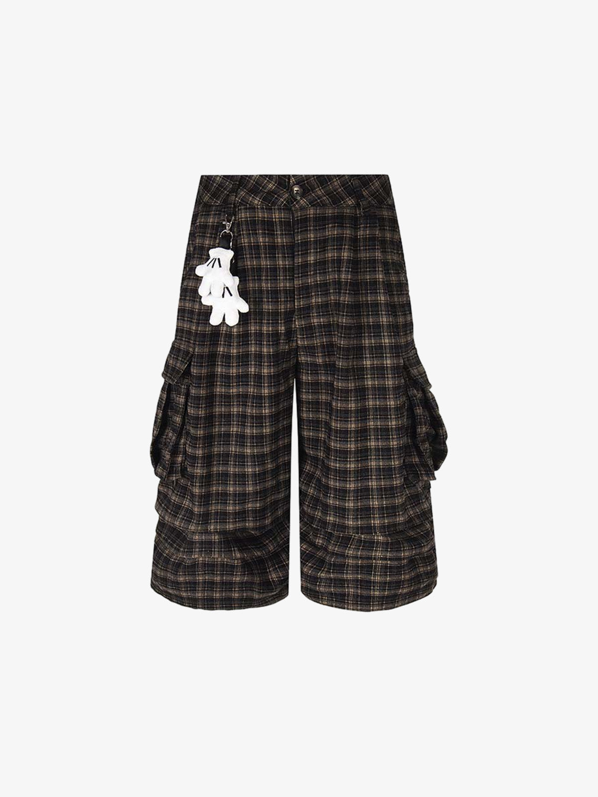 Plaid Cargo Pocket Jorts 