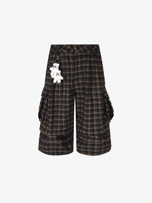 Plaid Cargo Pocket Jorts 