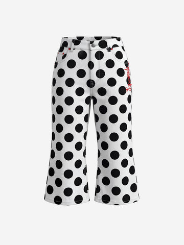 Retro Polka Dot Bell Shorts