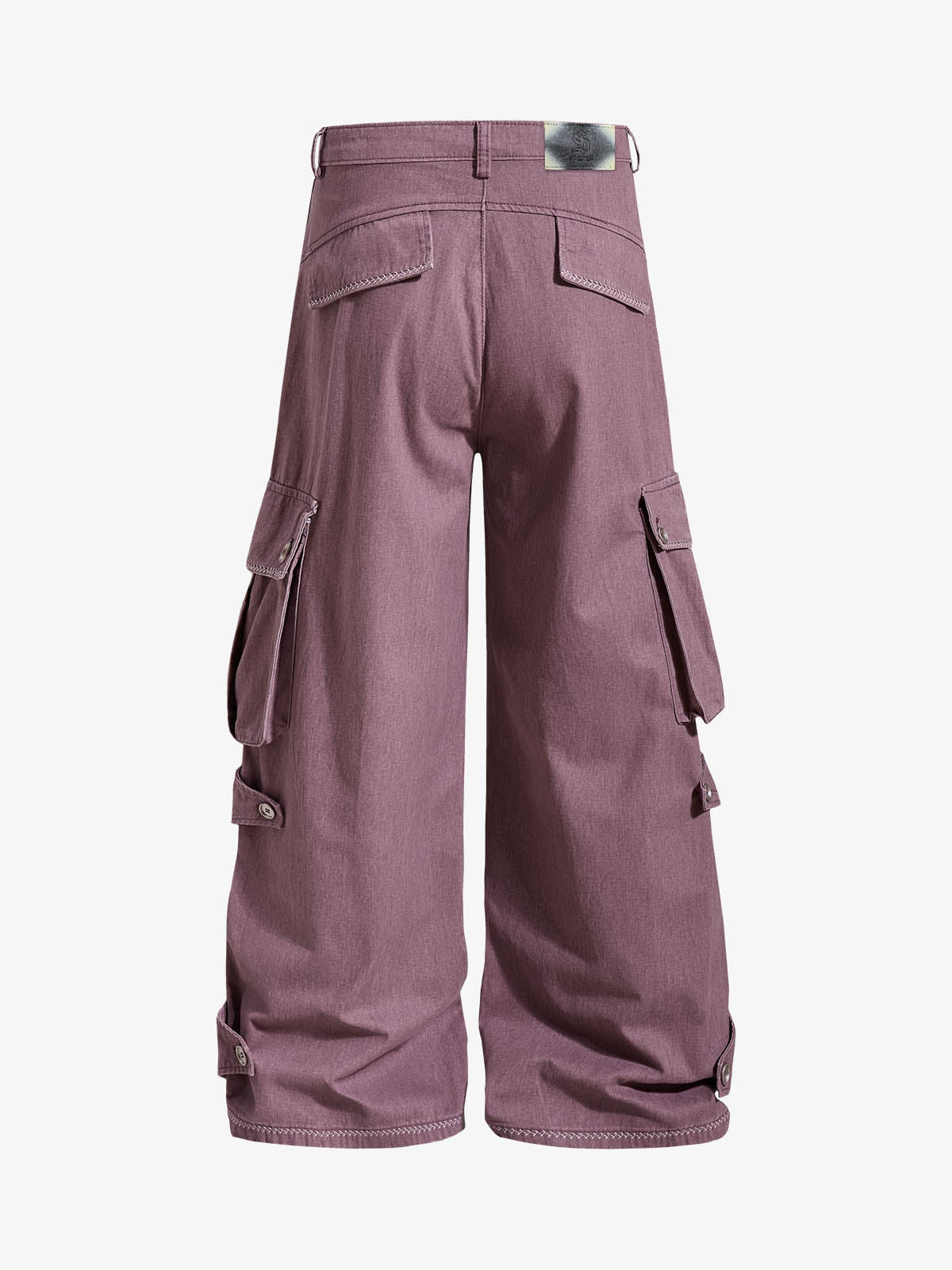 Multi-Pocket Wide-Leg Cargo Pants