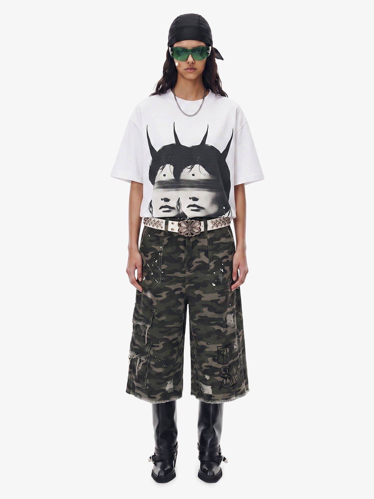 Surreal Twin Portrait T-Shirt
