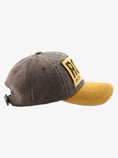 Streetwear Vintage Patch Embroidered Baseball Cap 