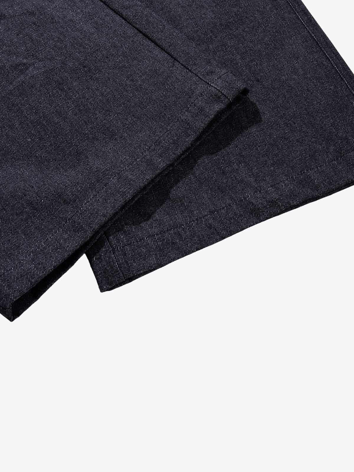 Graphic Pocket Straight-Leg Jeans