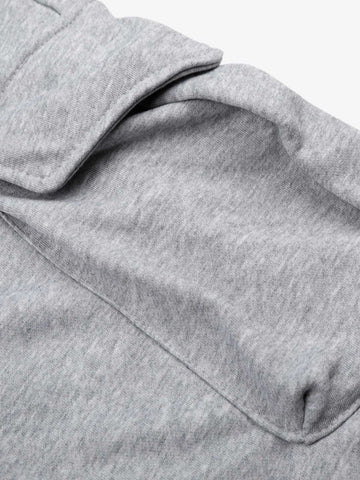 Fleece Cargo Shorts – High-Waisted Wide-Leg Loose Fit Streetwear Shorts