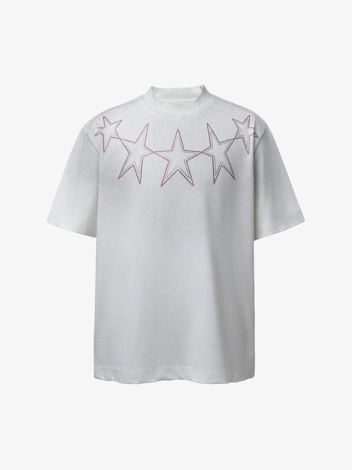 Rhinestone Star Graphic T Shirt 