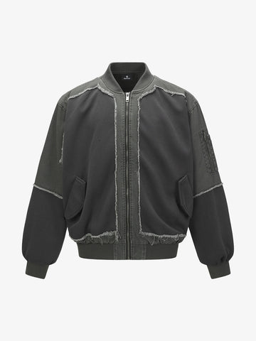 Raw Edge Deconstructed MA-1 Bomber Jacket 