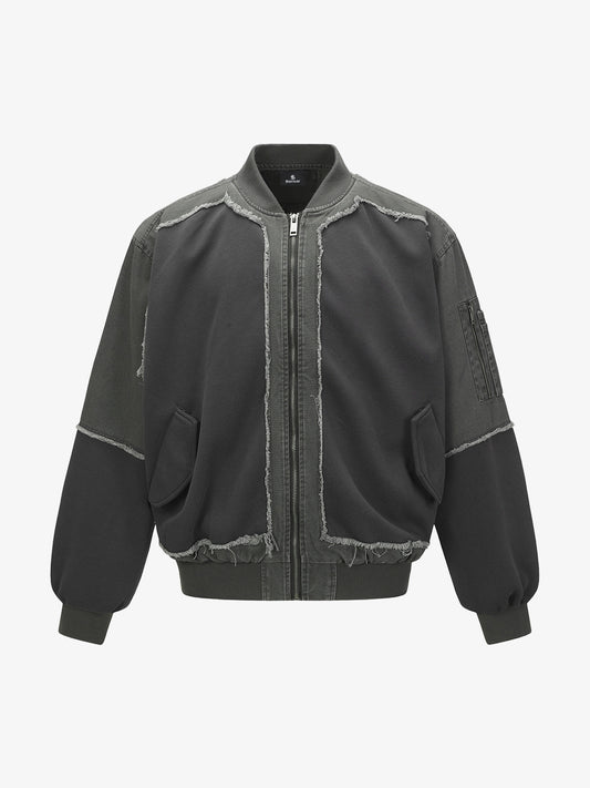 Raw Edge Deconstructed MA-1 Bomber Jacket 