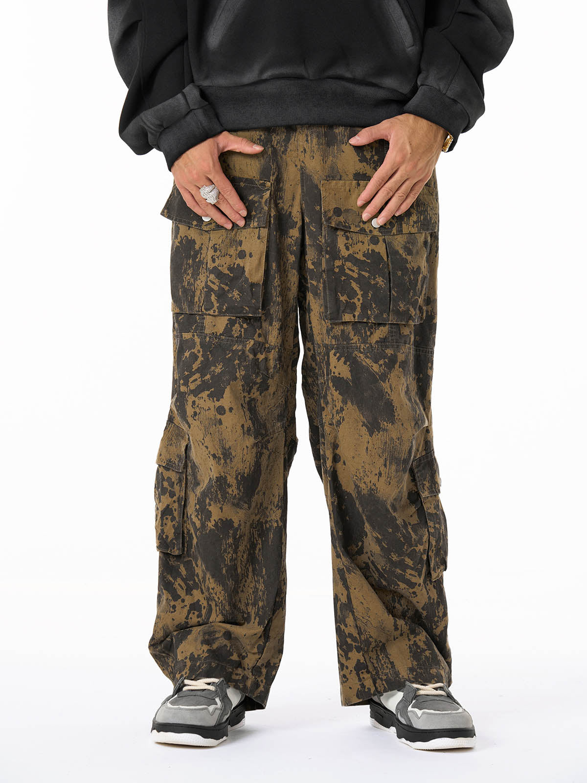Hip-Hop Camouflage Multi-Pocket Cargo Pants 