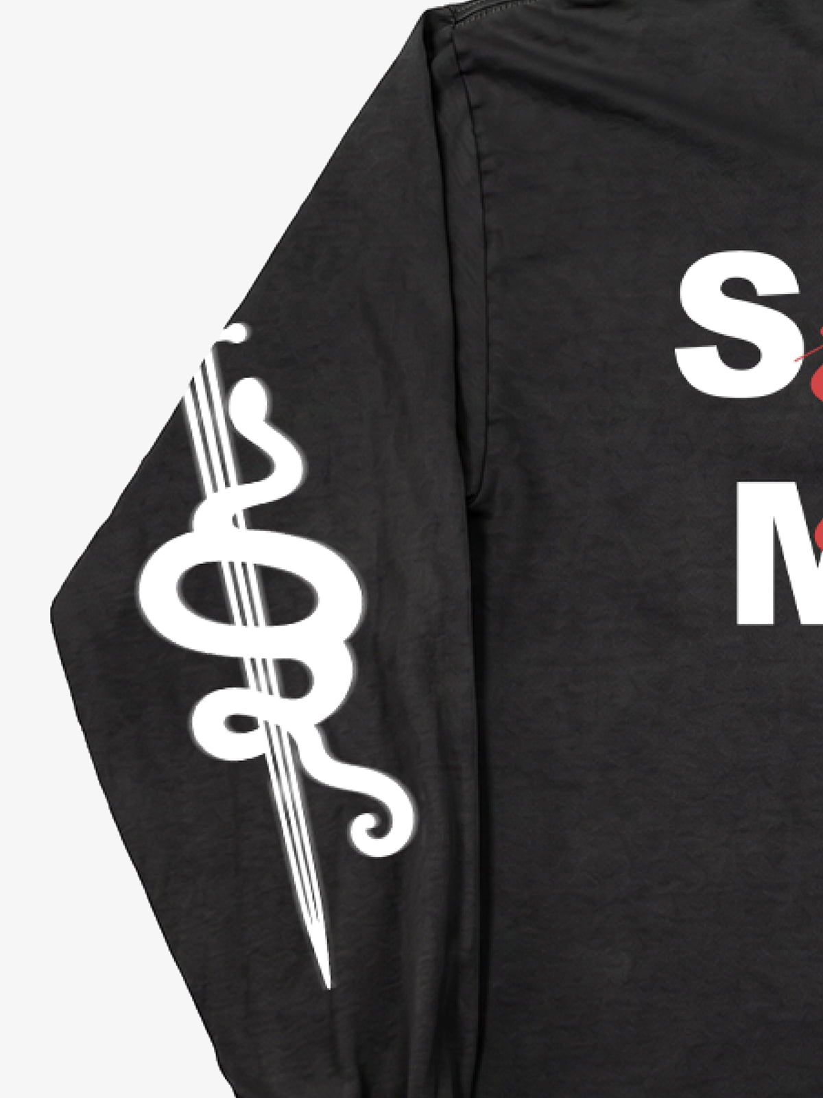 Sword Snake Graphic Long Sleeve Tee