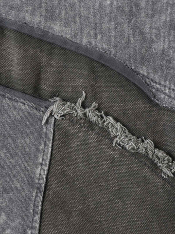Panel Stitch Cotton T-Shirt 