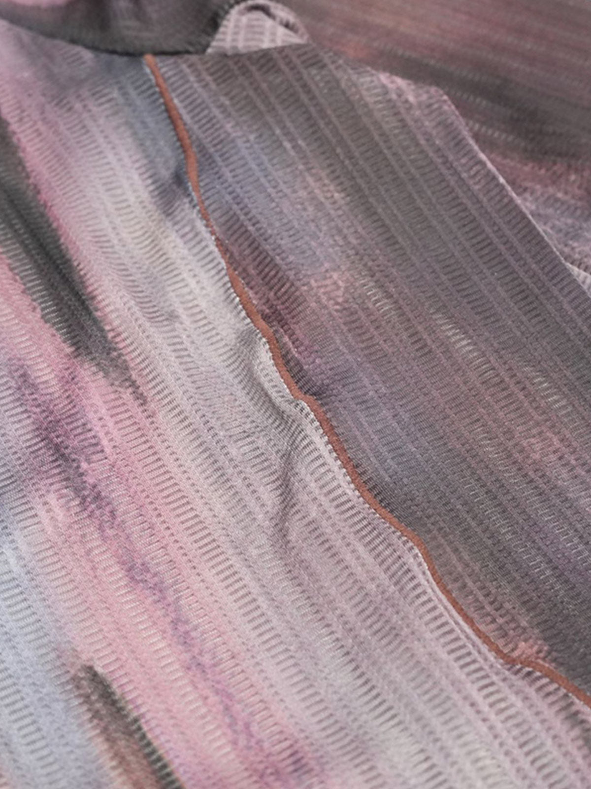 Tie-Dye Patchwork Long Sleeve Tee