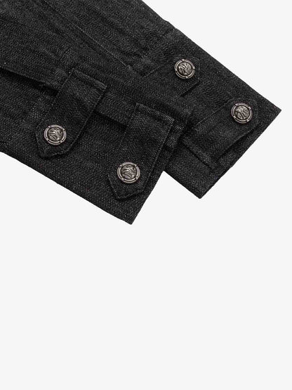 Military Napoleon Denim Jacket