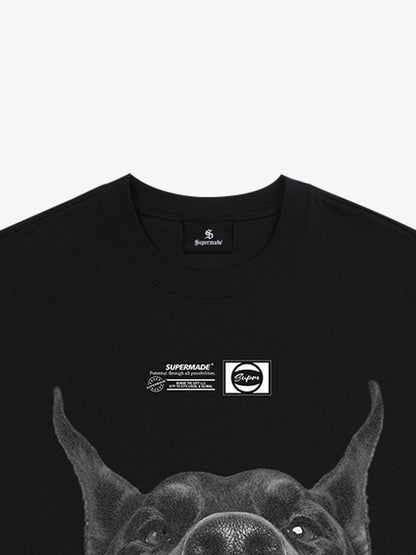 Snarling Doberman Graphic T-Shirt 