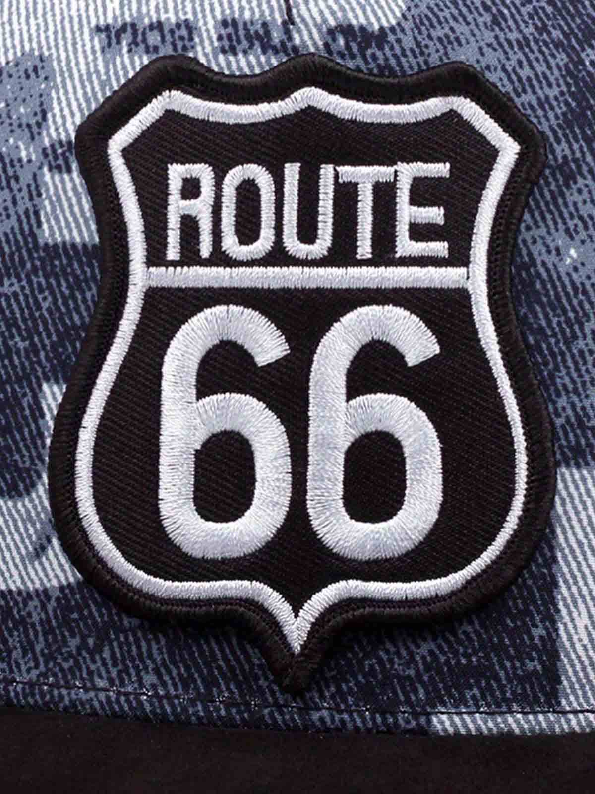 Route 66 Embroidered Snapback Hat