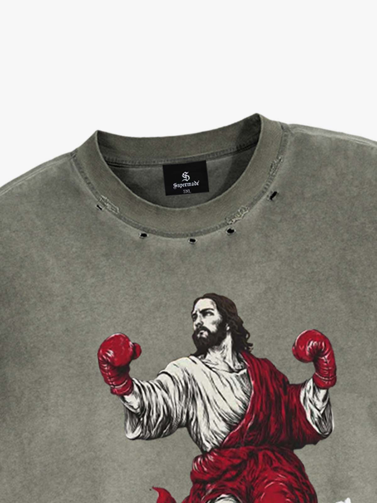 Boxing Jesus Graphic Tank