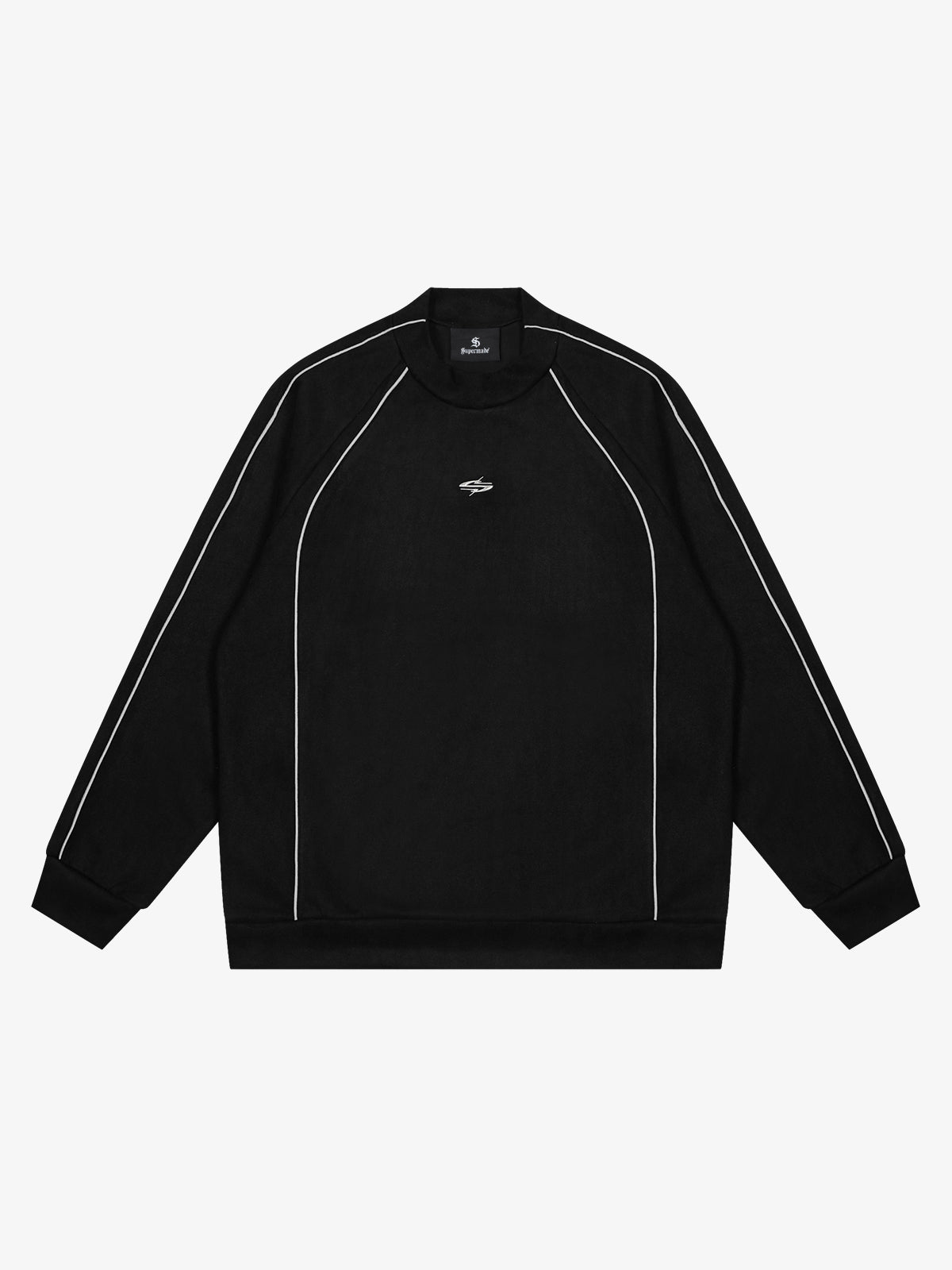 Suede Patchwork Sweatshirt