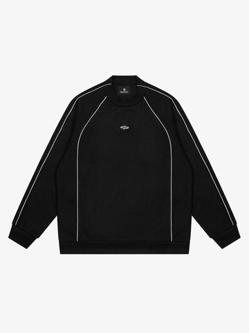 Suede Patchwork Sweatshirt