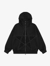 Star Stud Zip-Up Hoodie