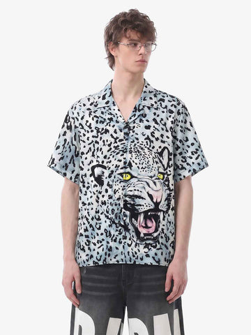 Vintage 3D Leopard Head Shirt