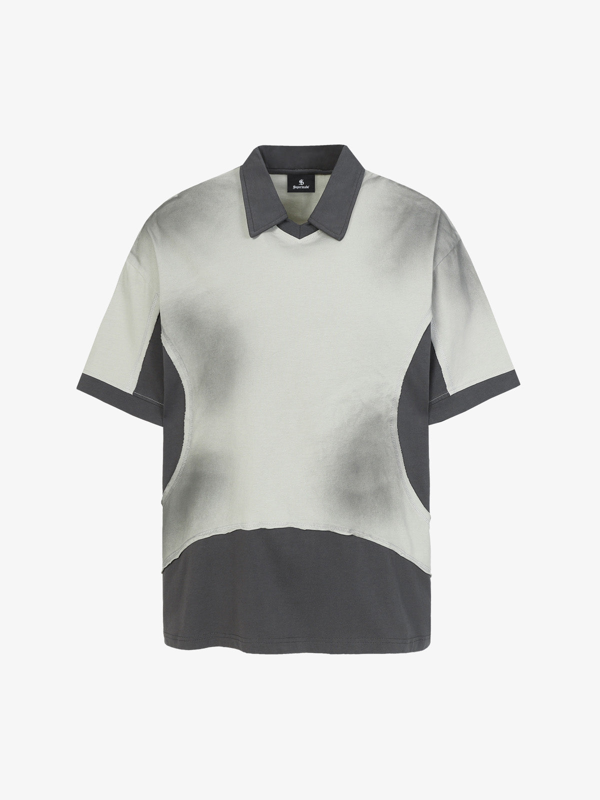 Deconstructed Tie-Dye Polo
