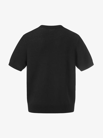 Gothic Cross Graphic Knit T Shirt 