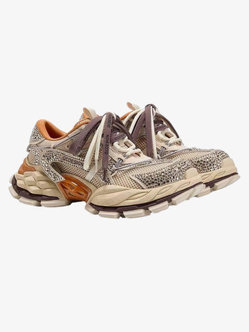 Rhinestone Color Block Sneakers