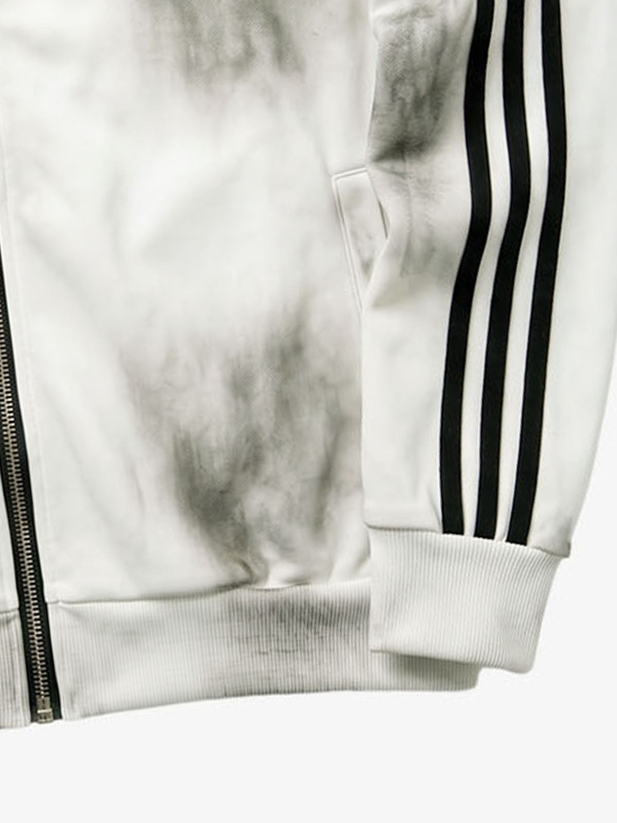 Striped Patchwork Hoodie with Logo Badge