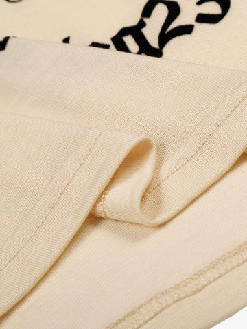 Graphic Text Racerback Slim Fit Tank Top 